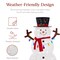 Best Choice Products Lighted Pop-Up Snowman, Outdoor Christmas Holiday Decoration w/ LED Lights, Hat, Scarf